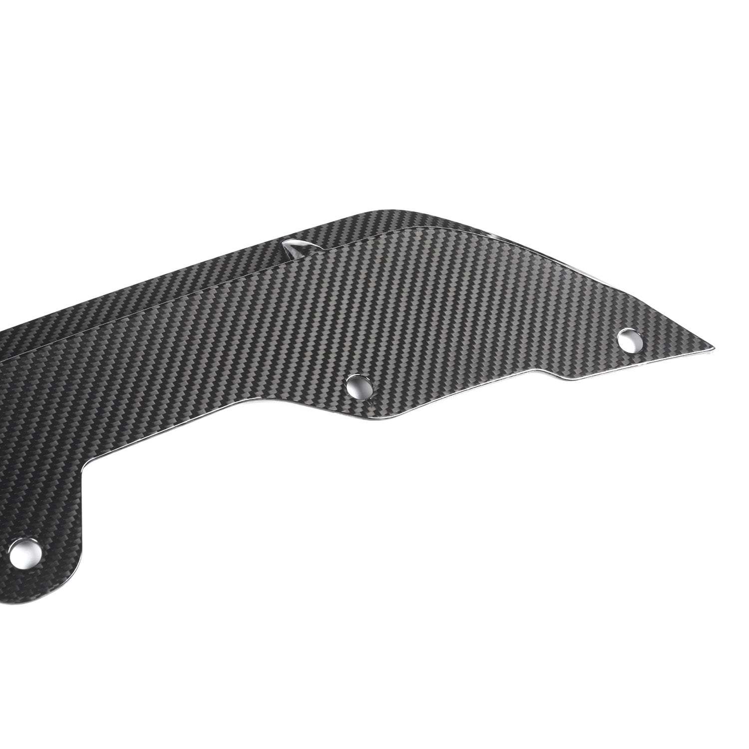 MHC+ BMW M5 Pre LCI Centre Front Splitter In Pre Preg Gloss Carbon Fibre (F90)-CCO