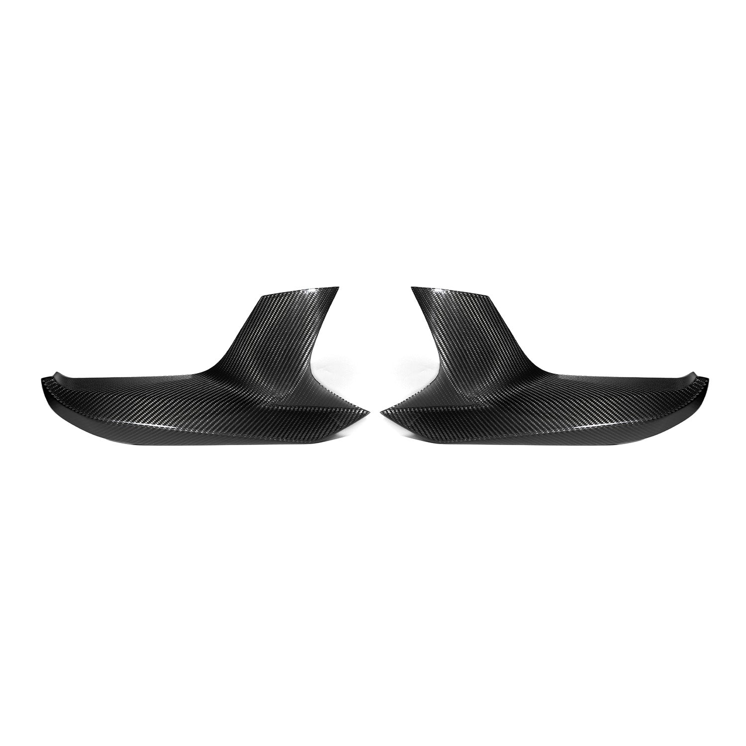 MHC+ BMW M5 Pre LCI Front Bumper Covers In Pre Preg Gloss Carbon Fibre (F90)-CCO