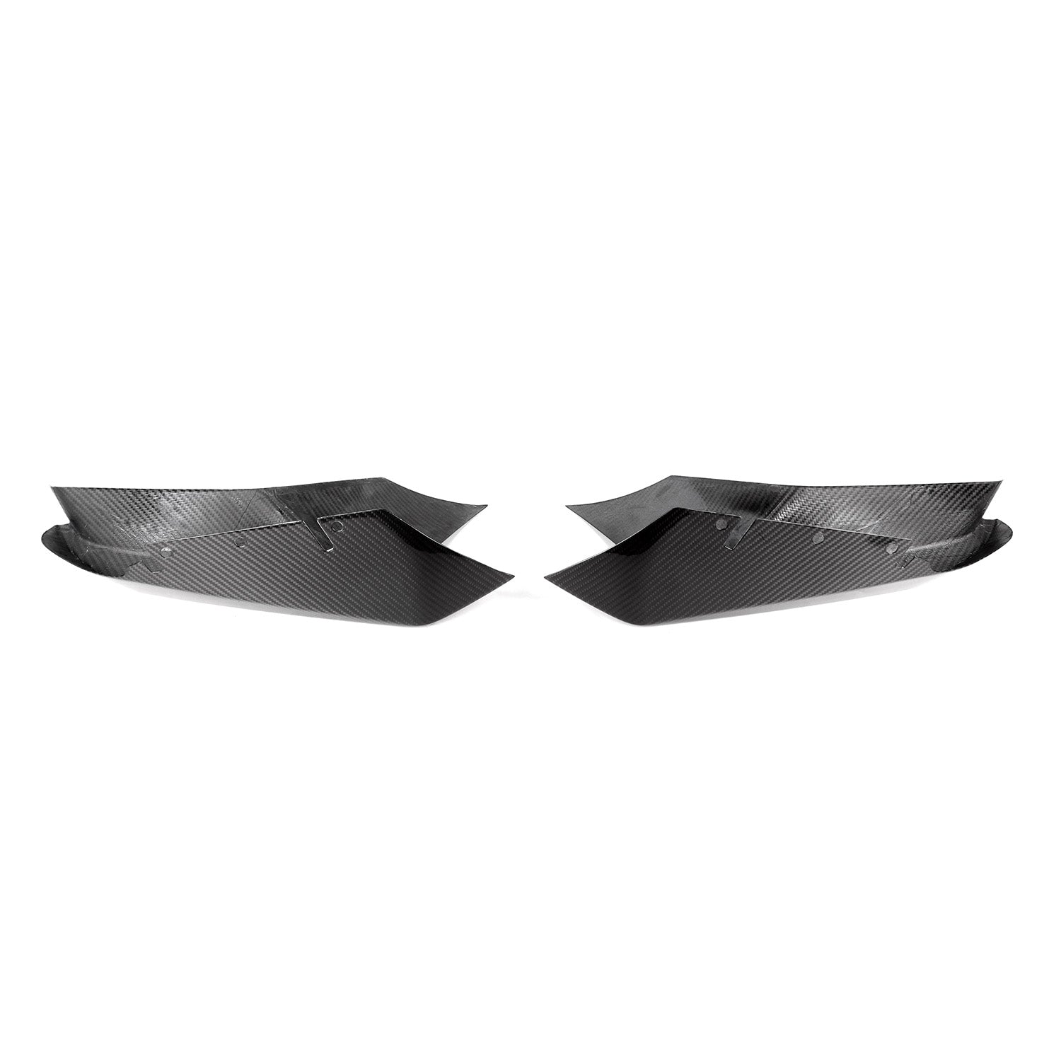 MHC+ BMW M5 Pre LCI Front Bumper Covers In Pre Preg Gloss Carbon Fibre (F90)-CCO
