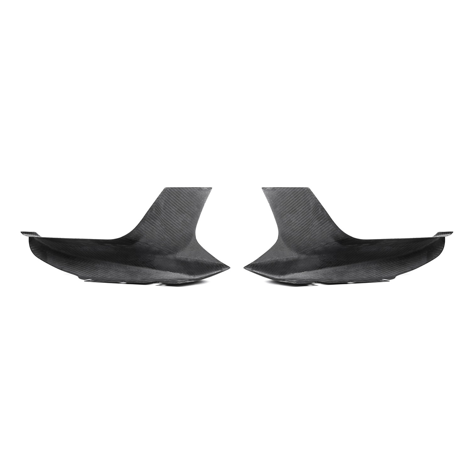MHC+ BMW M5 Pre LCI Front Bumper Covers In Pre Preg Gloss Carbon Fibre (F90)-CCO