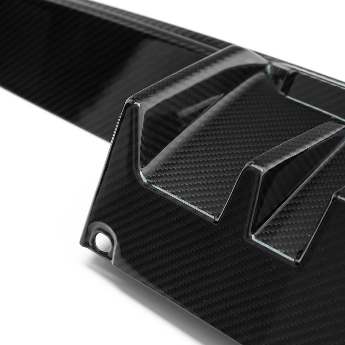 MHC+ BMW M3/M4 DF1 LED Rear Diffuser In Gloss Pre Preg Carbon Fibre (G80/G81/G82/G83)-CCO