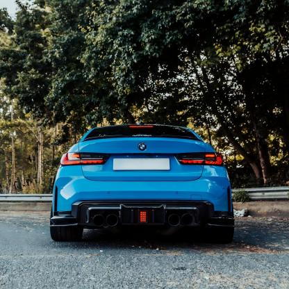 BMW G80 M3 & G82 M4 Carbon Fiber Rear Diffuser & Splitter Body Kit