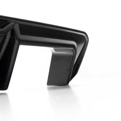 MHC+ BMW M3/M4 DF1 LED Rear Diffuser In Gloss Pre Preg Carbon Fibre (G80/G81/G82/G83)-CCO