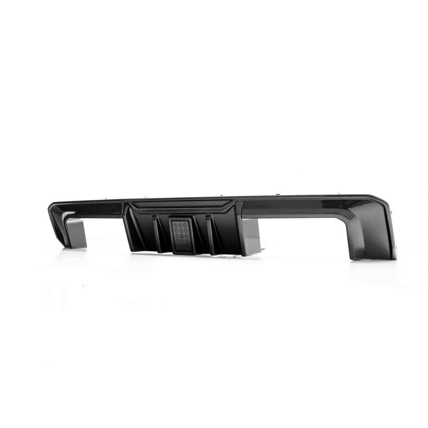 MHC+ BMW M3/M4 DF1 LED Rear Diffuser In Gloss Pre Preg Carbon Fibre (G80/G81/G82/G83)-CCO