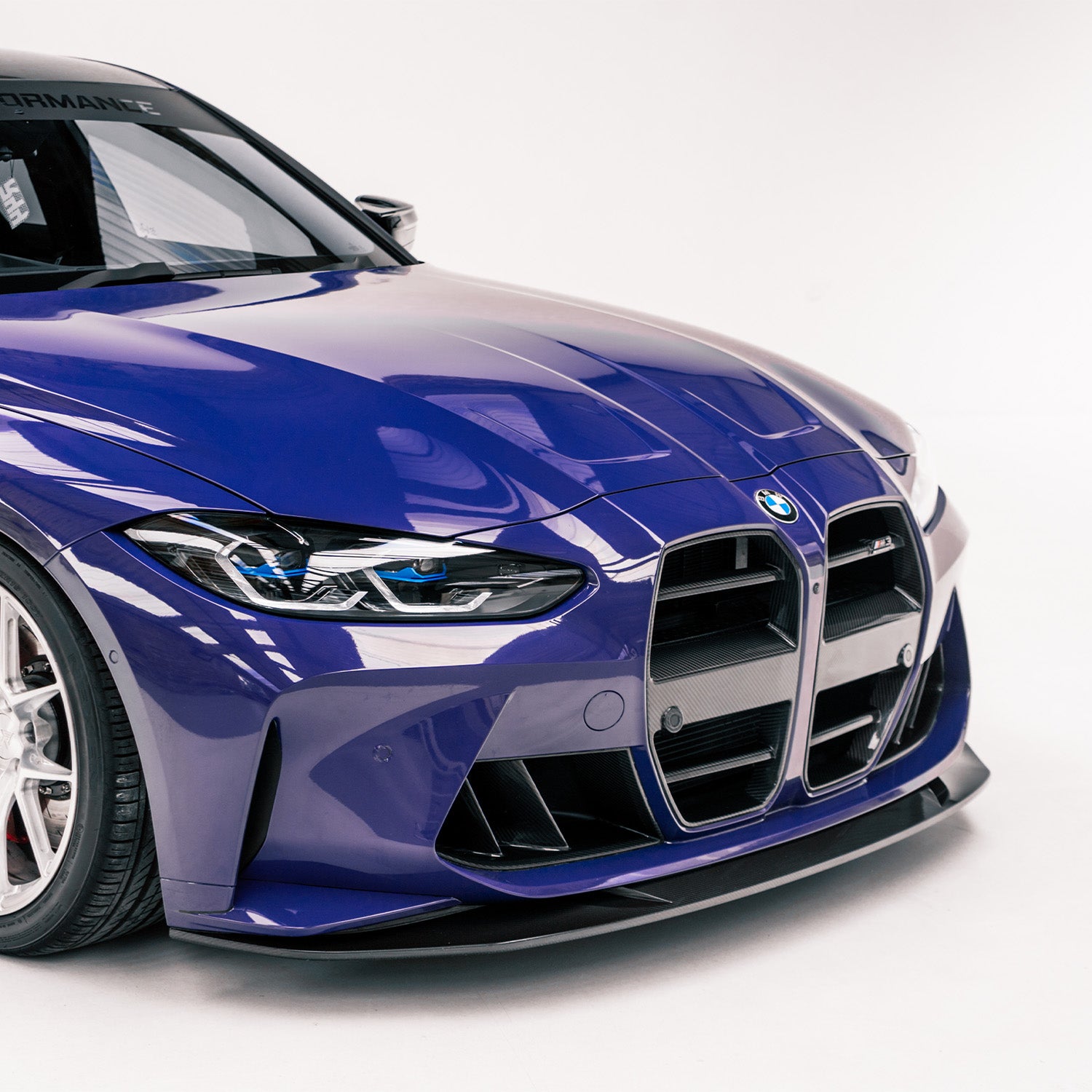 MHC+ BMW M3/M4 SP1 Front Splitter In Pre Preg Carbon Fibre (G80/G81/G82/G83)-CCO
