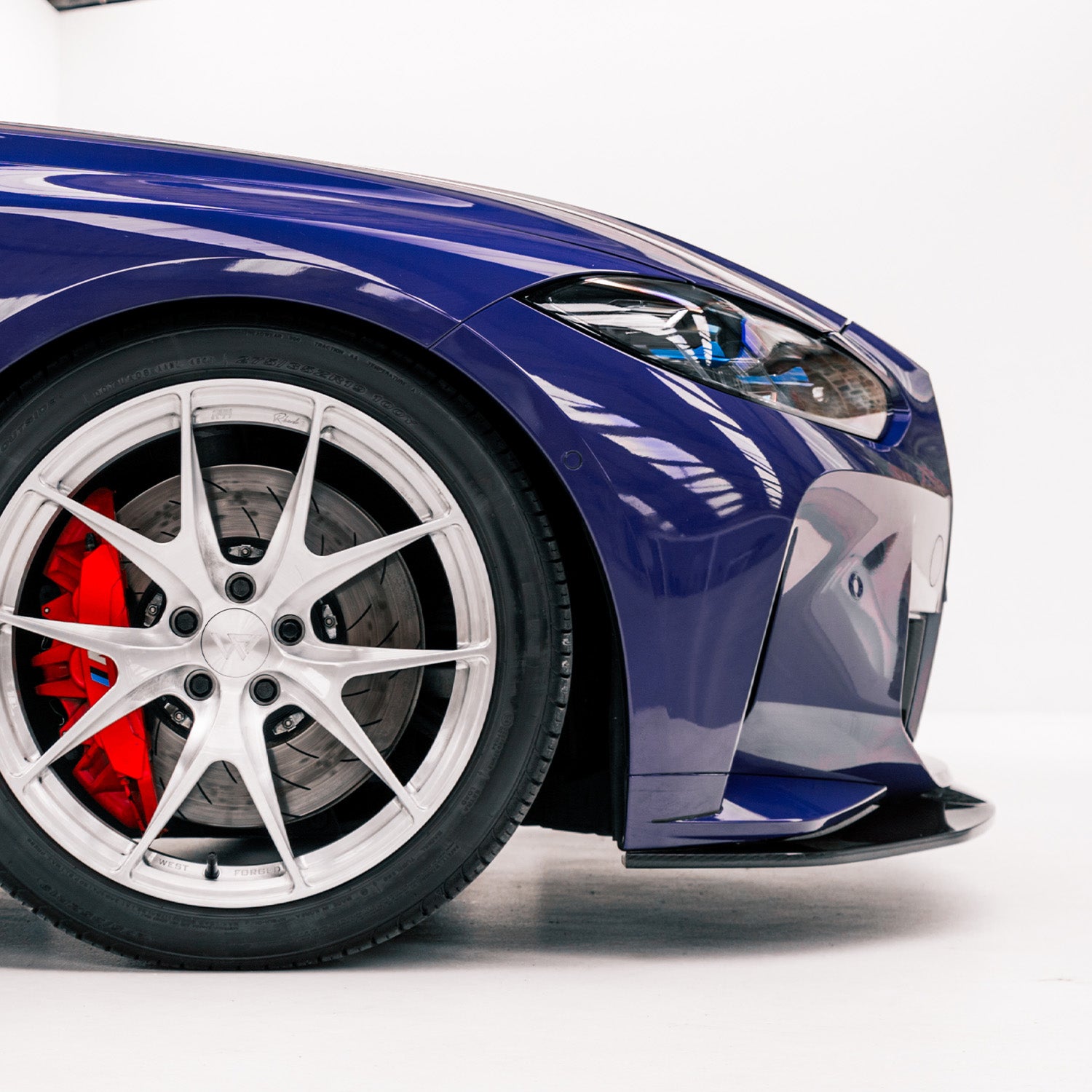 MHC+ BMW M3/M4 SP1 Front Splitter In Pre Preg Carbon Fibre (G80/G81/G82/G83)-CCO