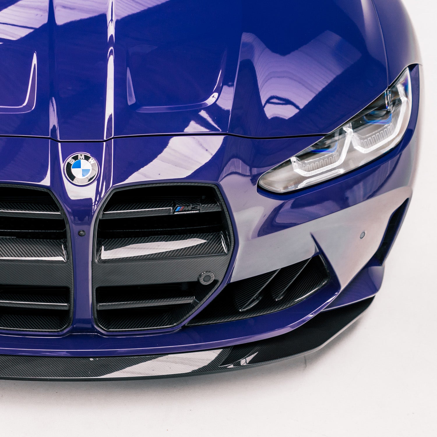 MHC+ BMW M3/M4 SP1 Front Splitter In Pre Preg Carbon Fibre (G80/G81/G82/G83)-CCO