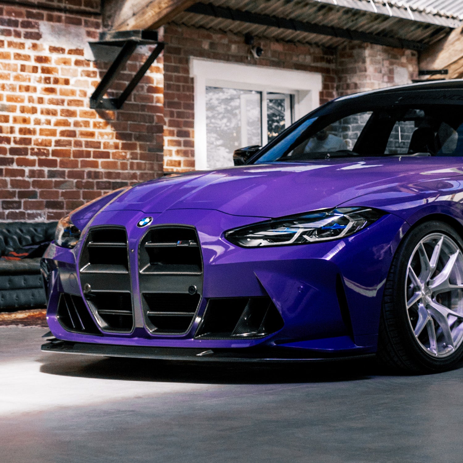 MHC+ BMW M3/M4 SP1 Front Splitter In Pre Preg Carbon Fibre (G80/G81/G82/G83)-CCO