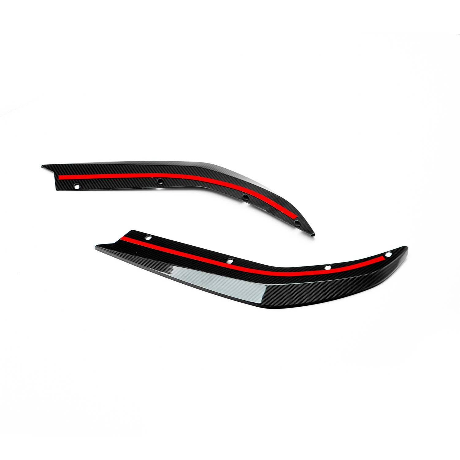 MHC+ BMW M4 SS1 Rear Side Splitters In Gloss Pre Preg Carbon Fibre (G82/G83)-CCO