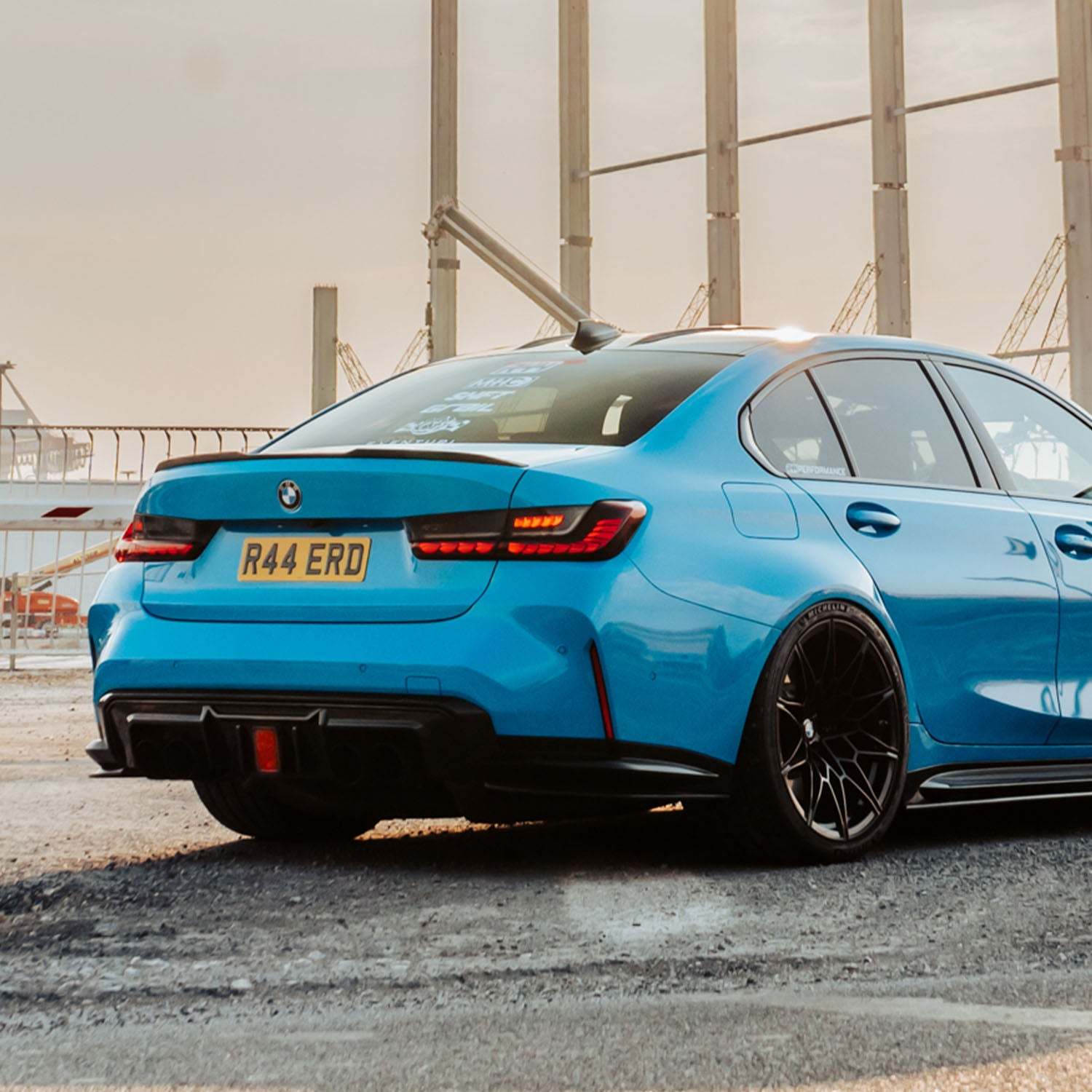 MHC+ BMW M3 SS1 Rear Side Splitters In Gloss Pre Preg Carbon Fibre (G80/G81)-CCO