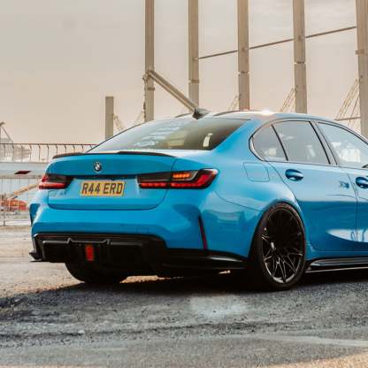MHC+ BMW M3 SS1 Rear Side Splitters In Gloss Pre Preg Carbon Fibre (G80/G81)-CCO