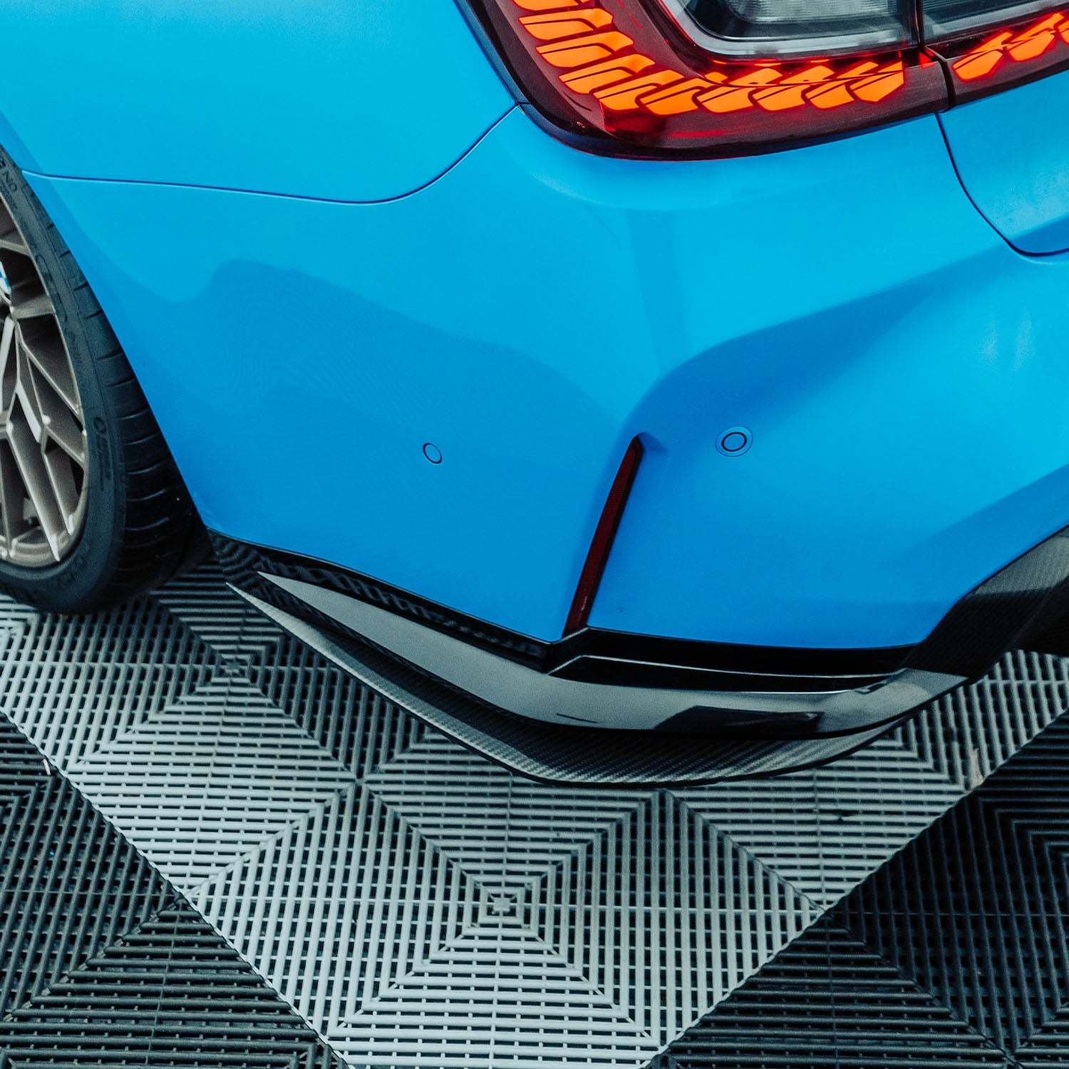 MHC+ BMW M3 SS1 Rear Side Splitters In Gloss Pre Preg Carbon Fibre (G80/G81)-CCO