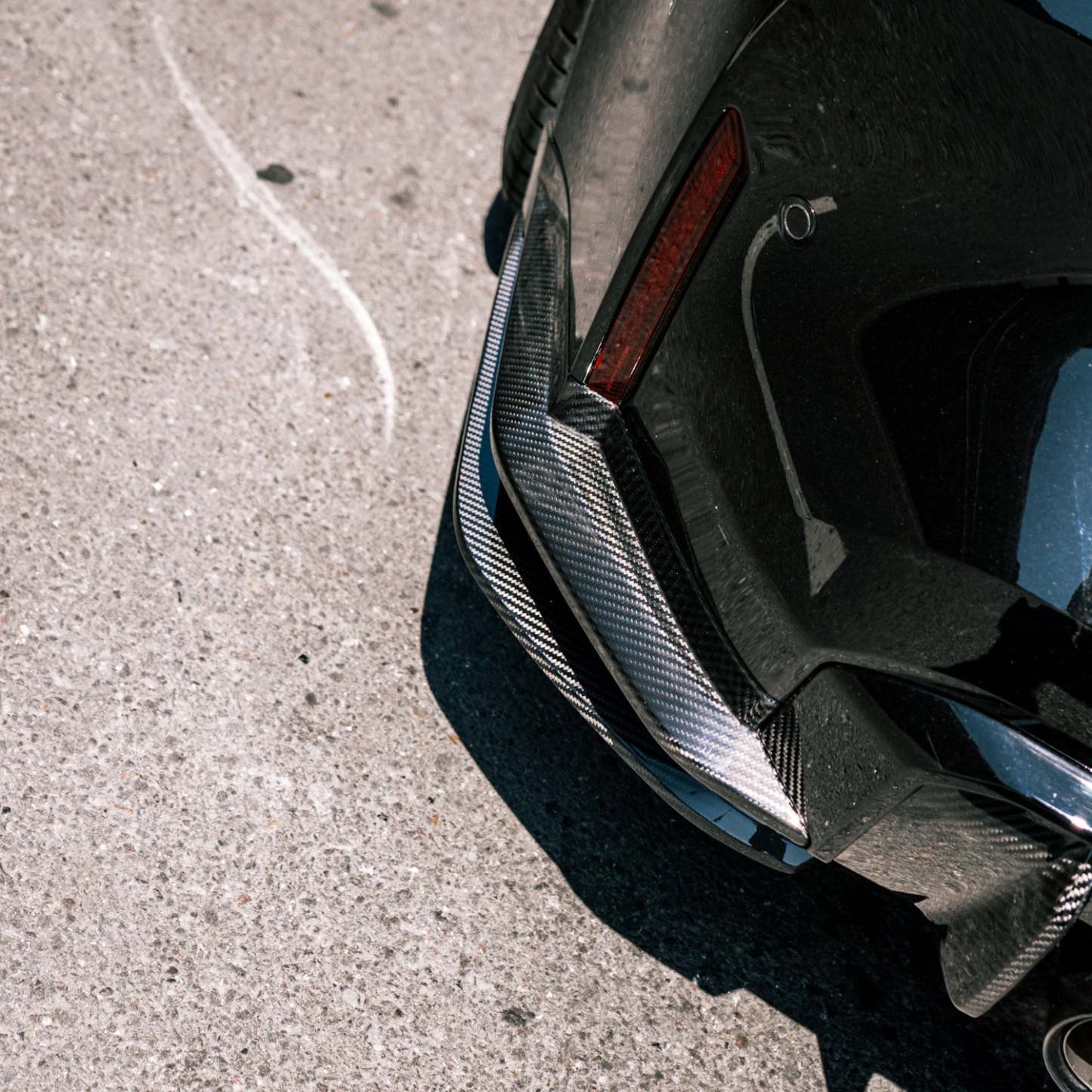 MHC+ BMW M4 SS1 Rear Side Splitters In Gloss Pre Preg Carbon Fibre (G82/G83)-CCO