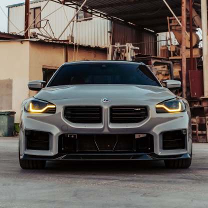 MHC+ BMW M2 G87 Edition 1 Front Splitter In Pre Preg Gloss Carbon Fibre (G87)-CCO