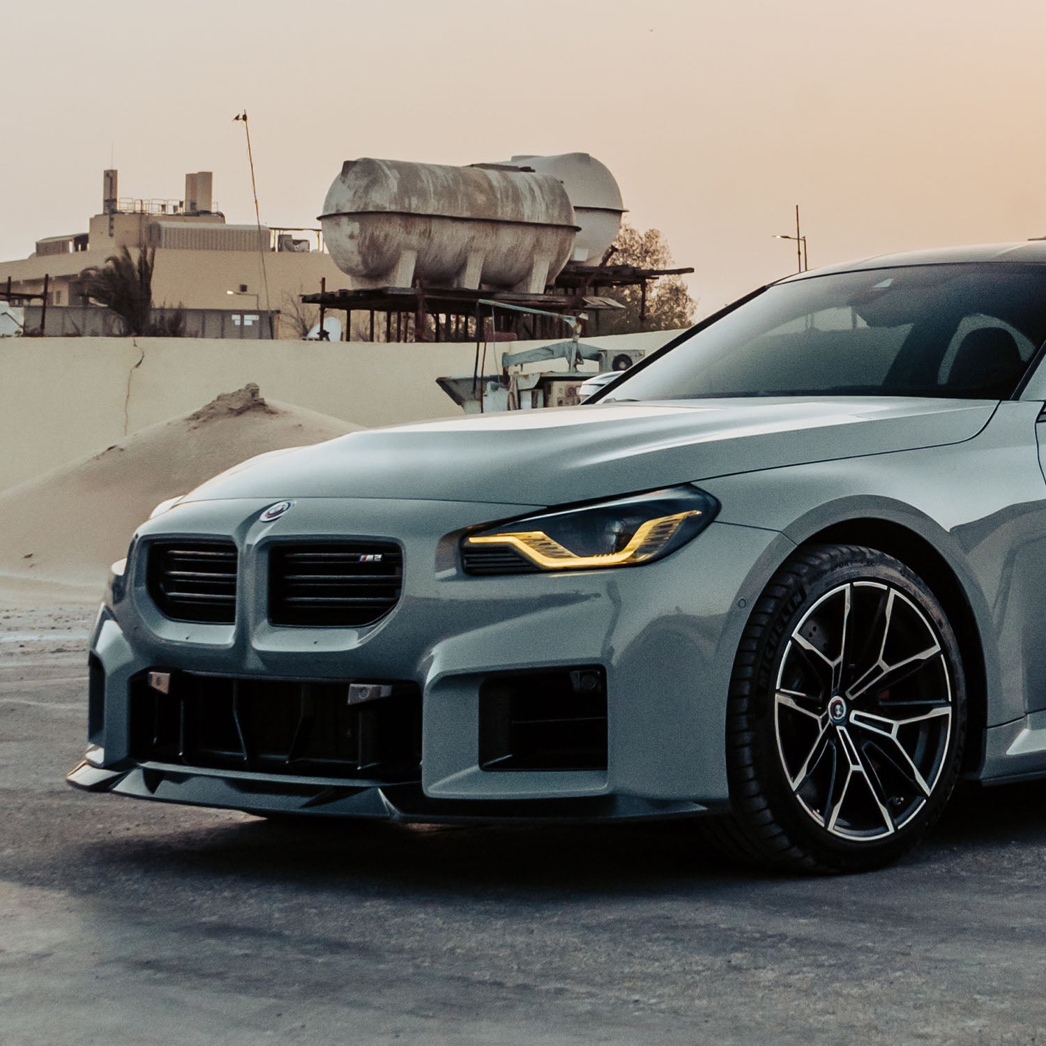 MHC+ BMW M2 G87 Edition 1 Front Splitter In Pre Preg Gloss Carbon Fibre (G87)-CCO