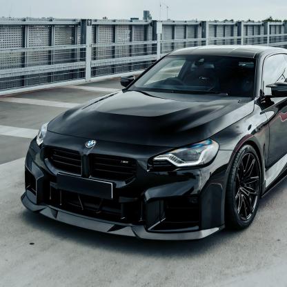 MHC+ BMW M2 G87 Edition 1 Front Splitter In Pre Preg Gloss Carbon Fibre (G87)-CCO