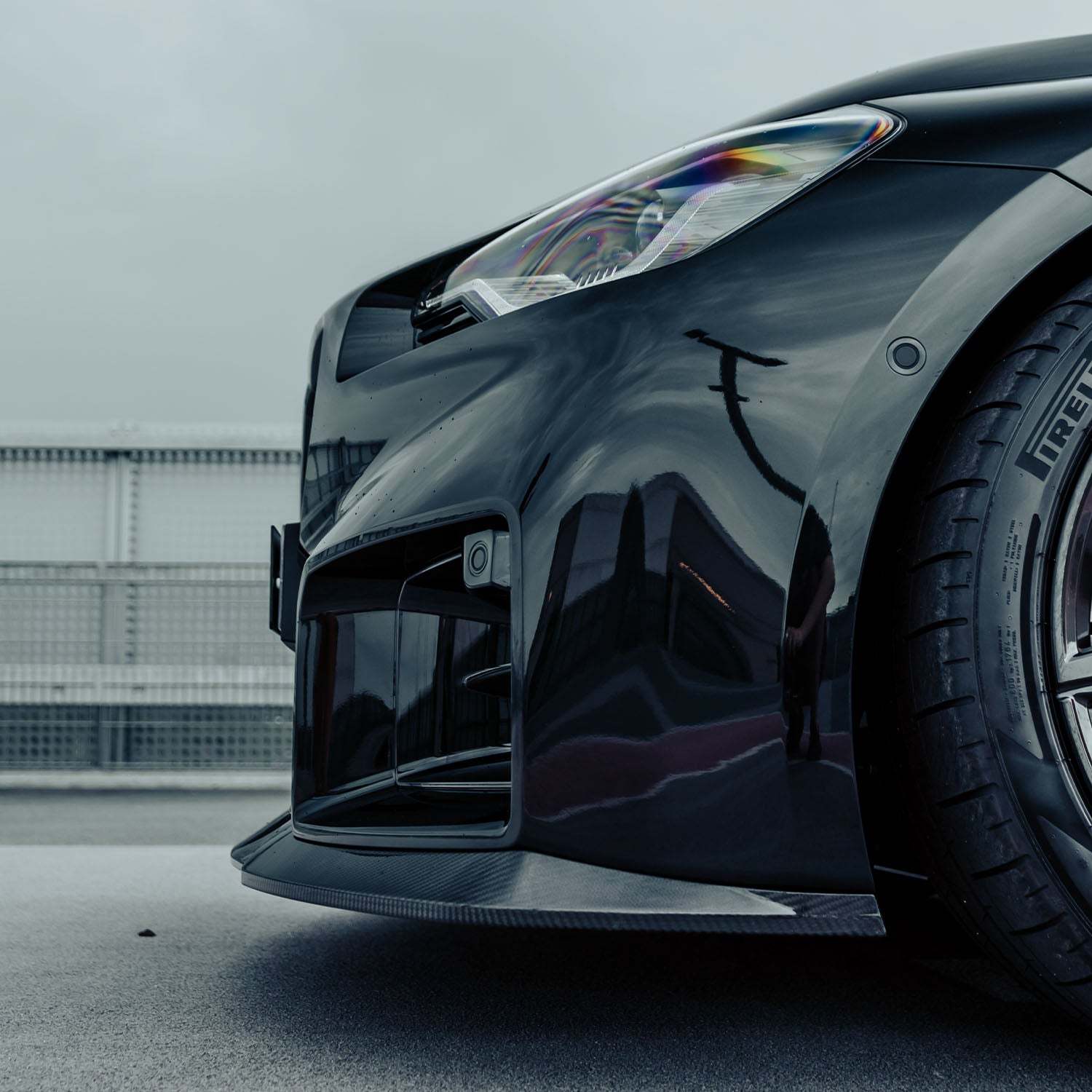 MHC+ BMW M2 G87 Edition 1 Front Splitter In Pre Preg Gloss Carbon Fibre (G87)-CCO