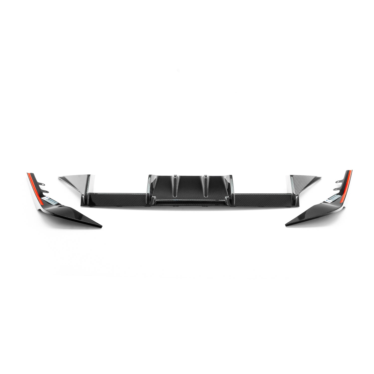 MHC+ BMW M2 G87 Edition 1 Rear Diffuser 3pcs In Pre Preg Gloss Carbon Fibre (G87)-CCO