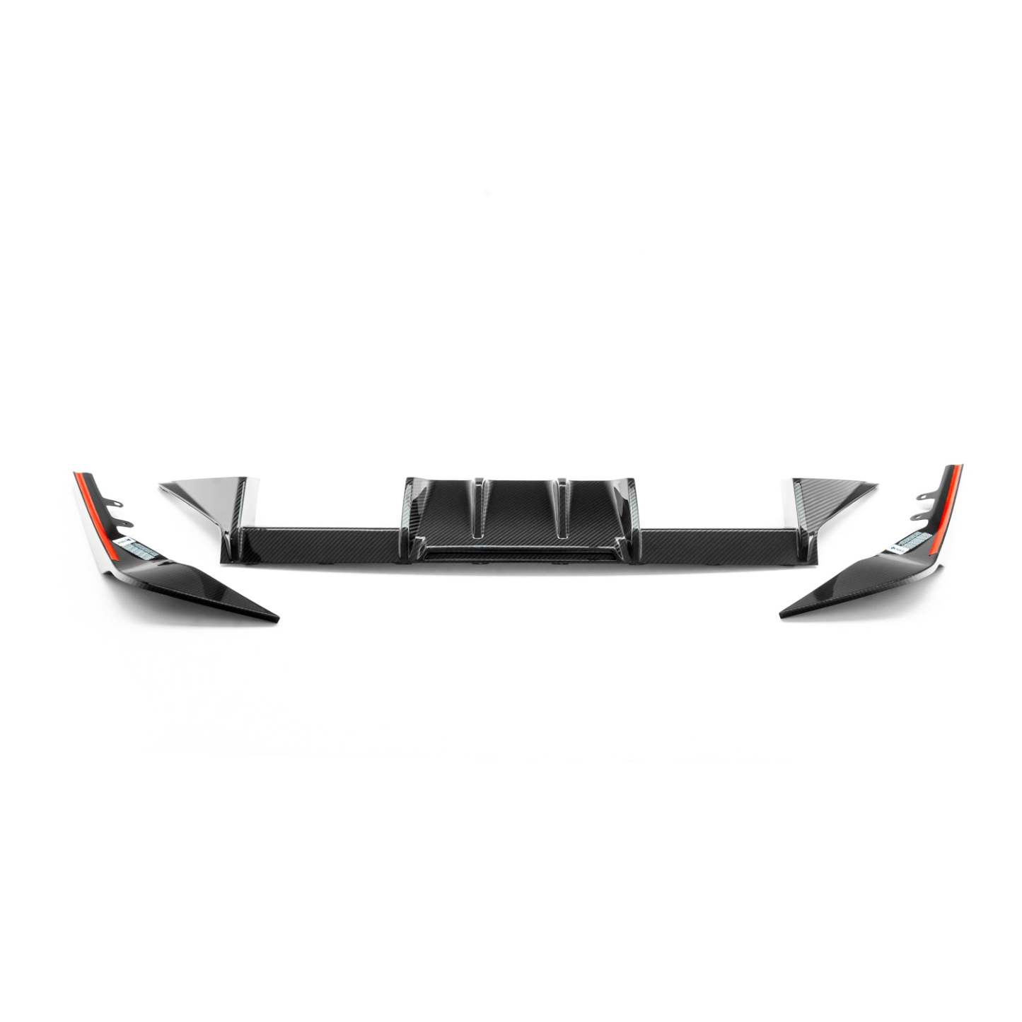 MHC+ BMW M2 G87 Edition 1 Rear Diffuser 3pcs In Pre Preg Gloss Carbon Fibre (G87)-CCO