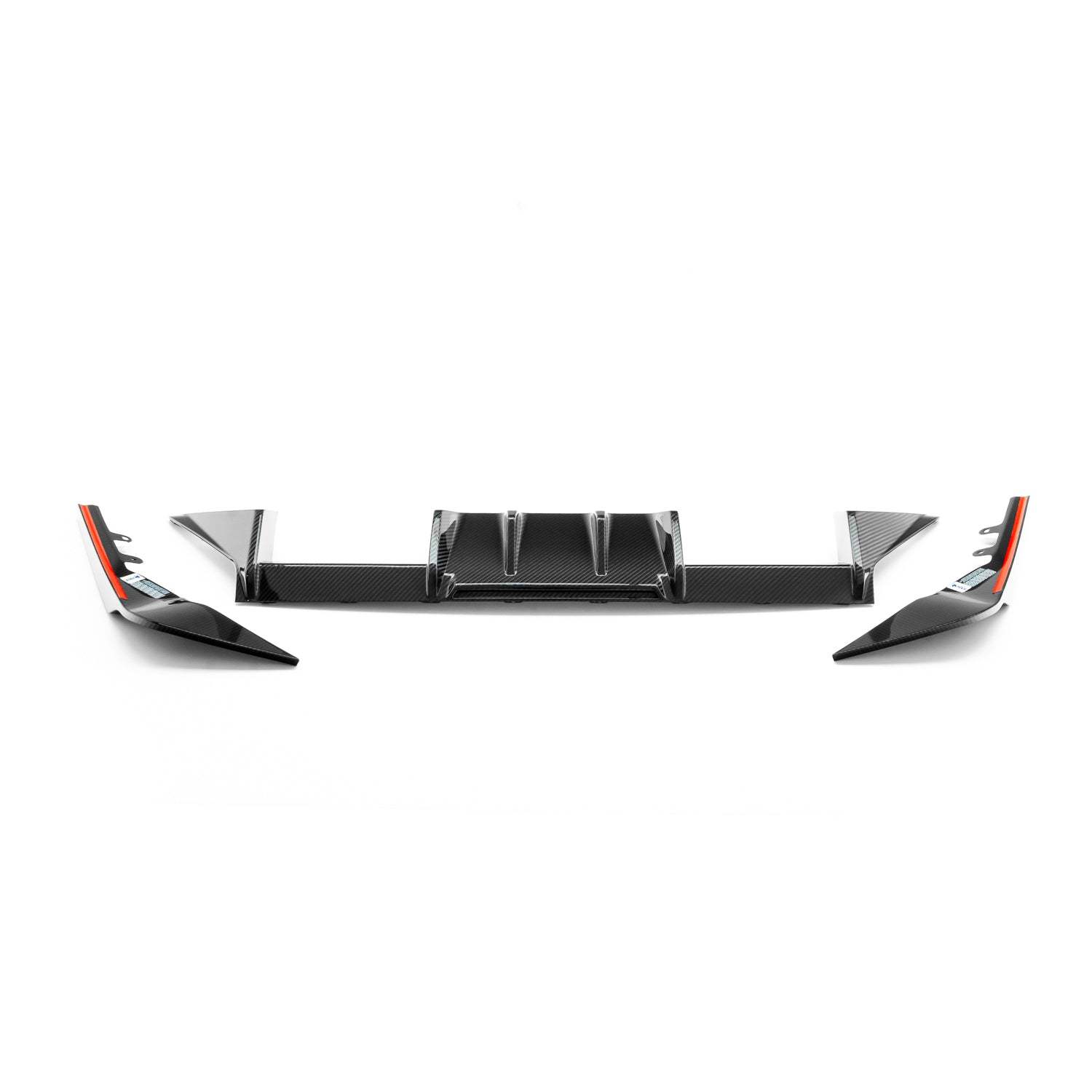MHC+ BMW M2 G87 Edition 1 Rear Diffuser 3pcs In Pre Preg Gloss Carbon Fibre (G87)-CCO