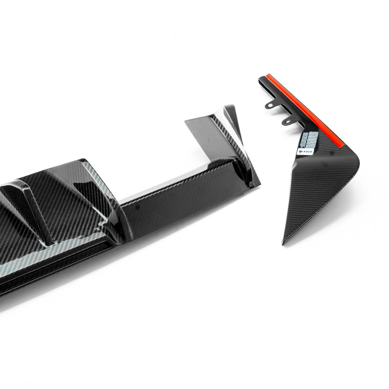 MHC+ BMW M2 G87 Edition 1 Rear Diffuser 3pcs In Pre Preg Gloss Carbon Fibre (G87)-CCO