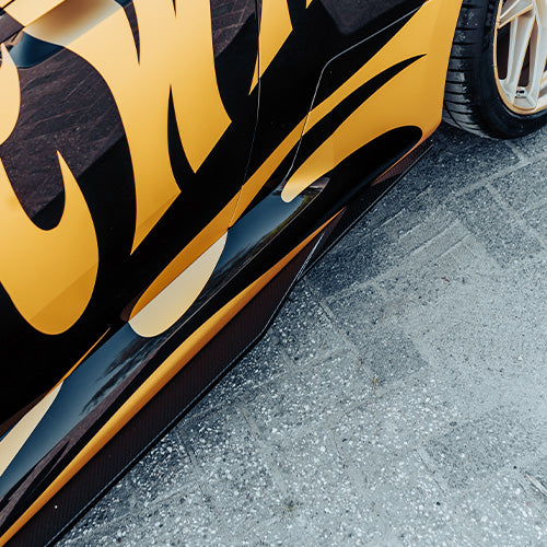 MHC+ BMW M2 G87 Edition 1 Side Skirts In Pre Preg Gloss Carbon Fibre (G87)-CCO