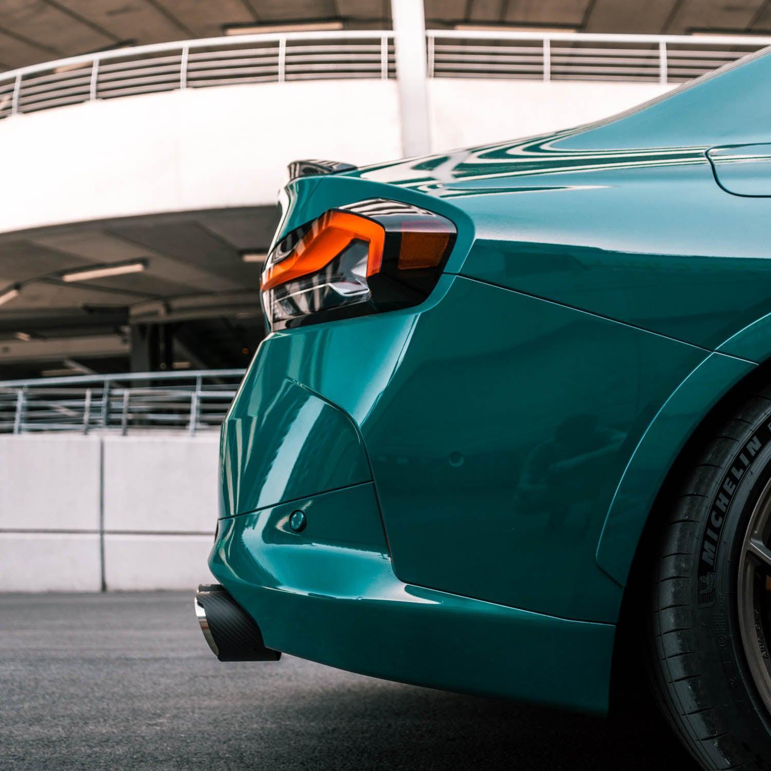 MHC+ BMW M2/M240i V Style Rear Spoiler In Pre Preg Carbon Fibre (G87/G42)-CCO