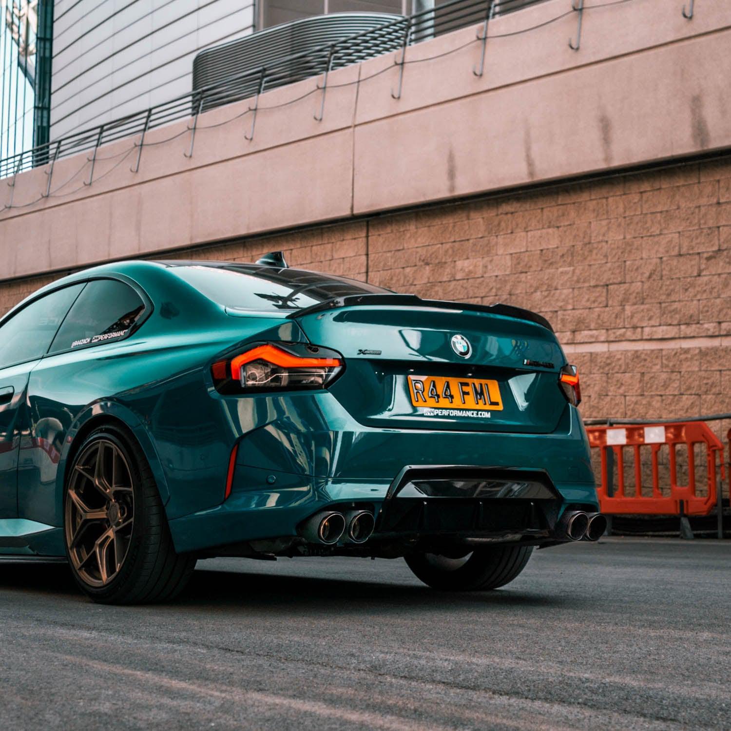 MHC+ BMW M2/M240i V Style Rear Spoiler In Pre Preg Carbon Fibre (G87/G42)-CCO