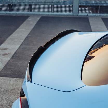 MHC+ BMW M2/M240i V Style Rear Spoiler In Pre Preg Carbon Fibre (G87/G42)-CCO