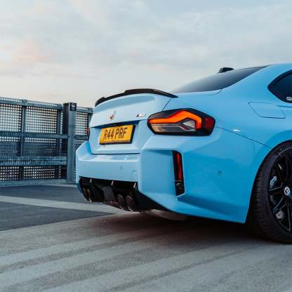 MHC+ BMW M2/M240i V Style Rear Spoiler In Pre Preg Carbon Fibre (G87/G42)-CCO