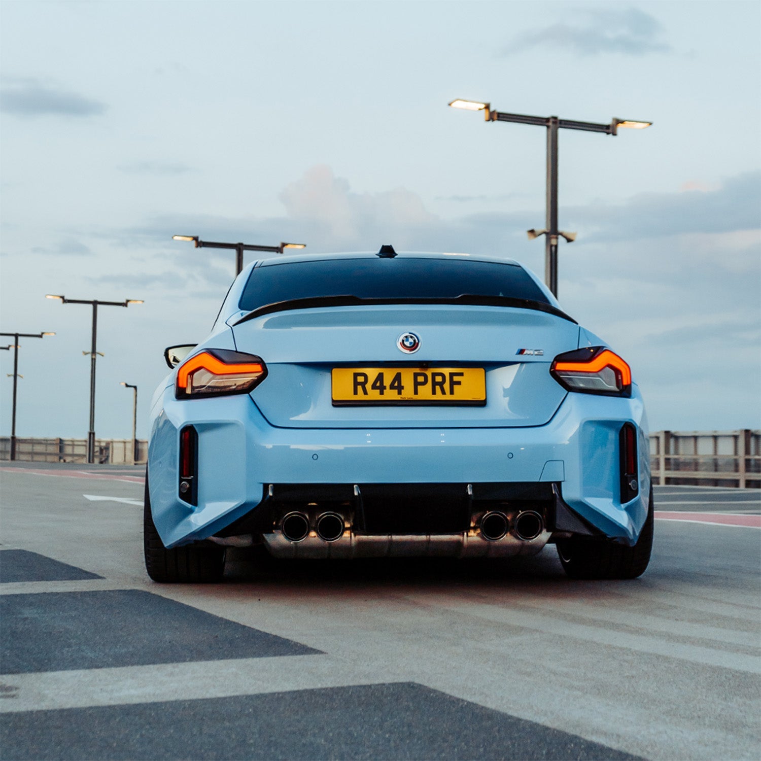 MHC+ BMW M2/M240i V Style Rear Spoiler In Pre Preg Carbon Fibre (G87/G42)-CCO