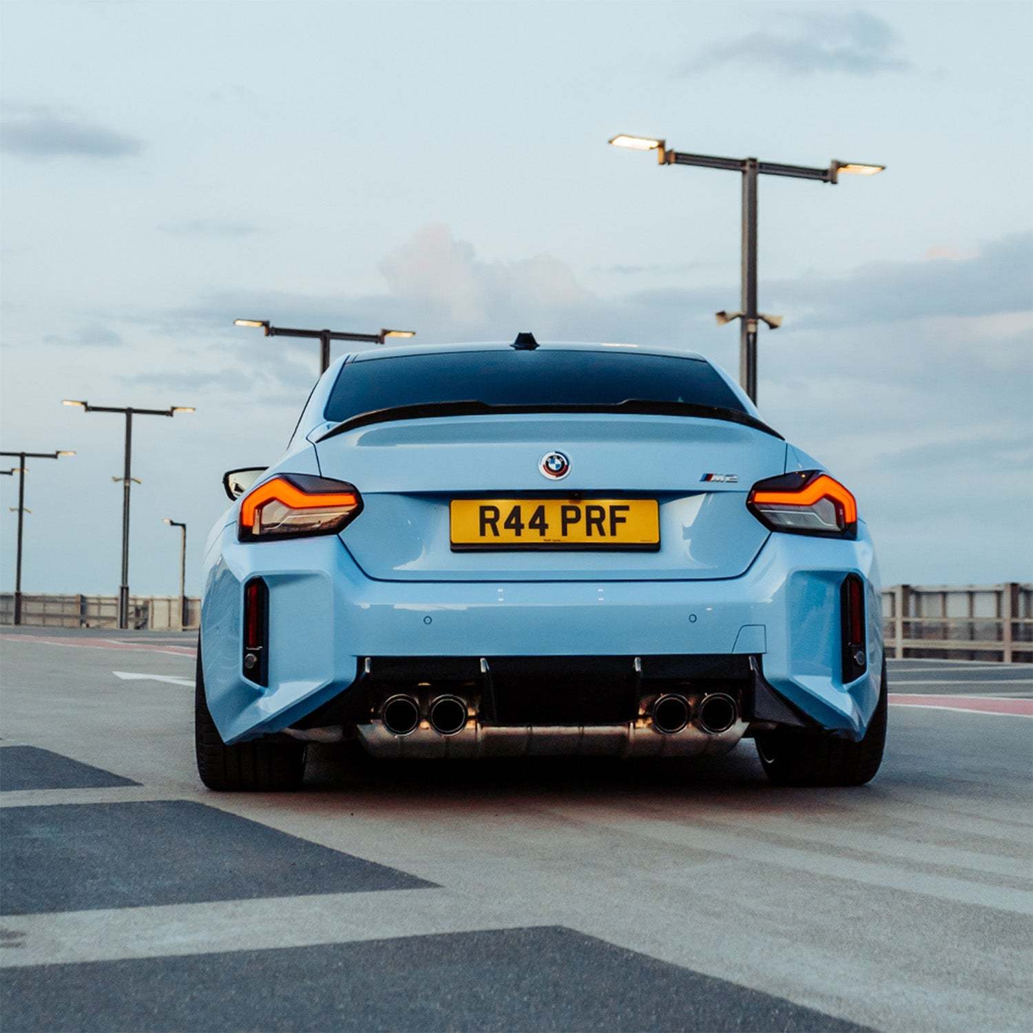 MHC+ BMW M2/M240i V Style Rear Spoiler In Pre Preg Carbon Fibre (G87/G42)-CCO