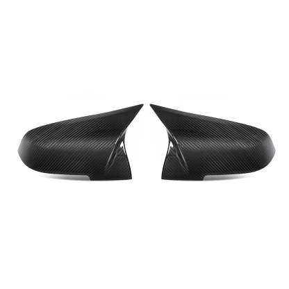 MHC+ BMW M-Style Wing Mirror Replacement Covers In Pre Preg Gloss Carbon Fibre for M-lites-CCO