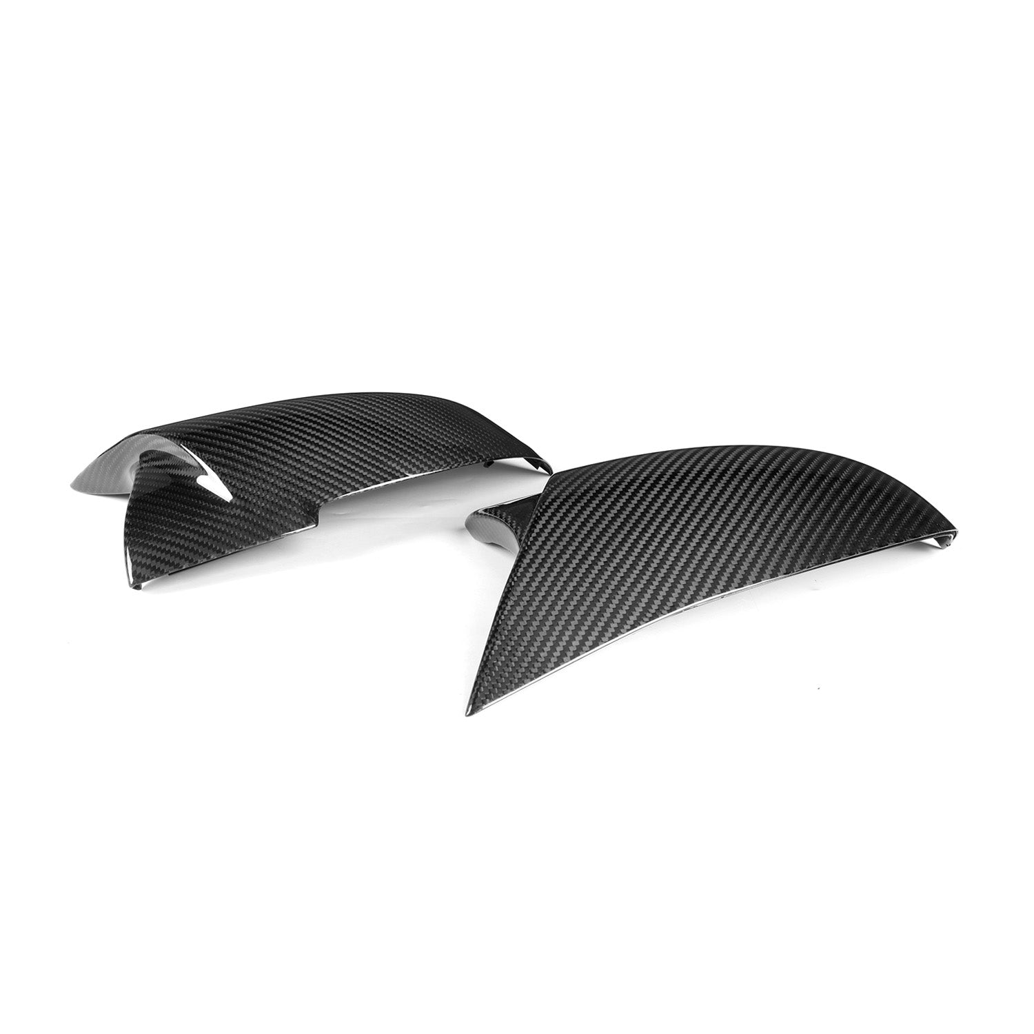 MHC+ BMW M-Style Wing Mirror Replacement Covers In Pre Preg Gloss Carbon Fibre for M-lites-CCO