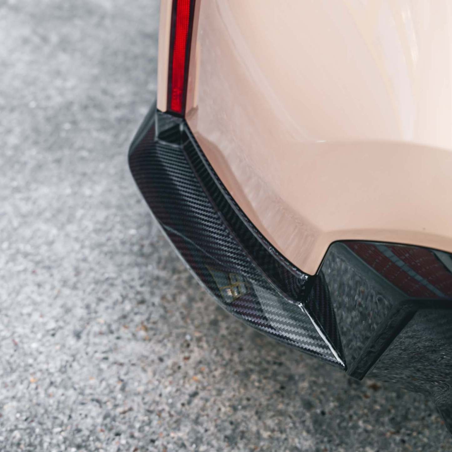 MHC+ BMW M3 OEM Style Replacement Rear Side Diffusers In Pre Preg Carbon Fibre (G80/G81)-CCO