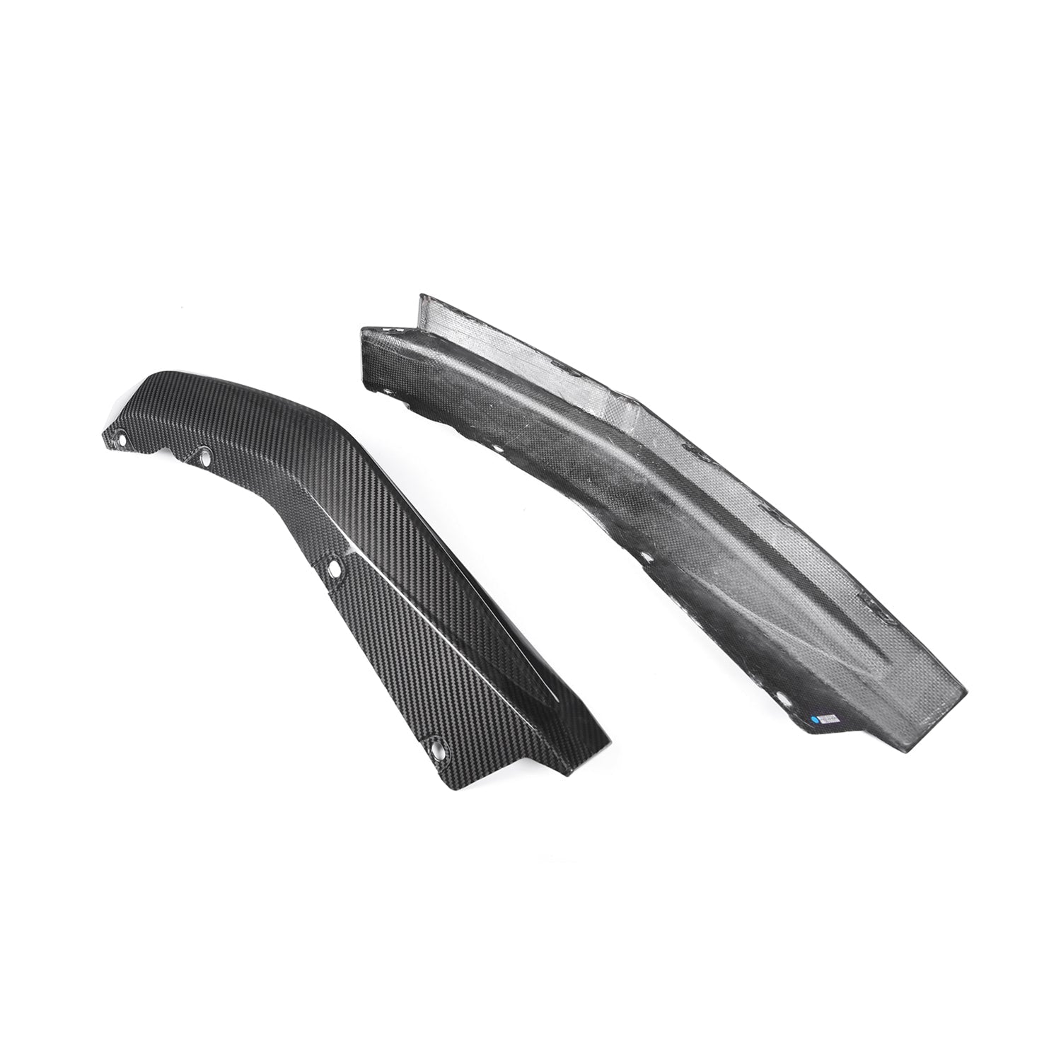 MHC+ BMW M4 OEM Style Replacement Rear Side Diffusers In Pre Preg Carbon Fibre (G82/G83)-CCO