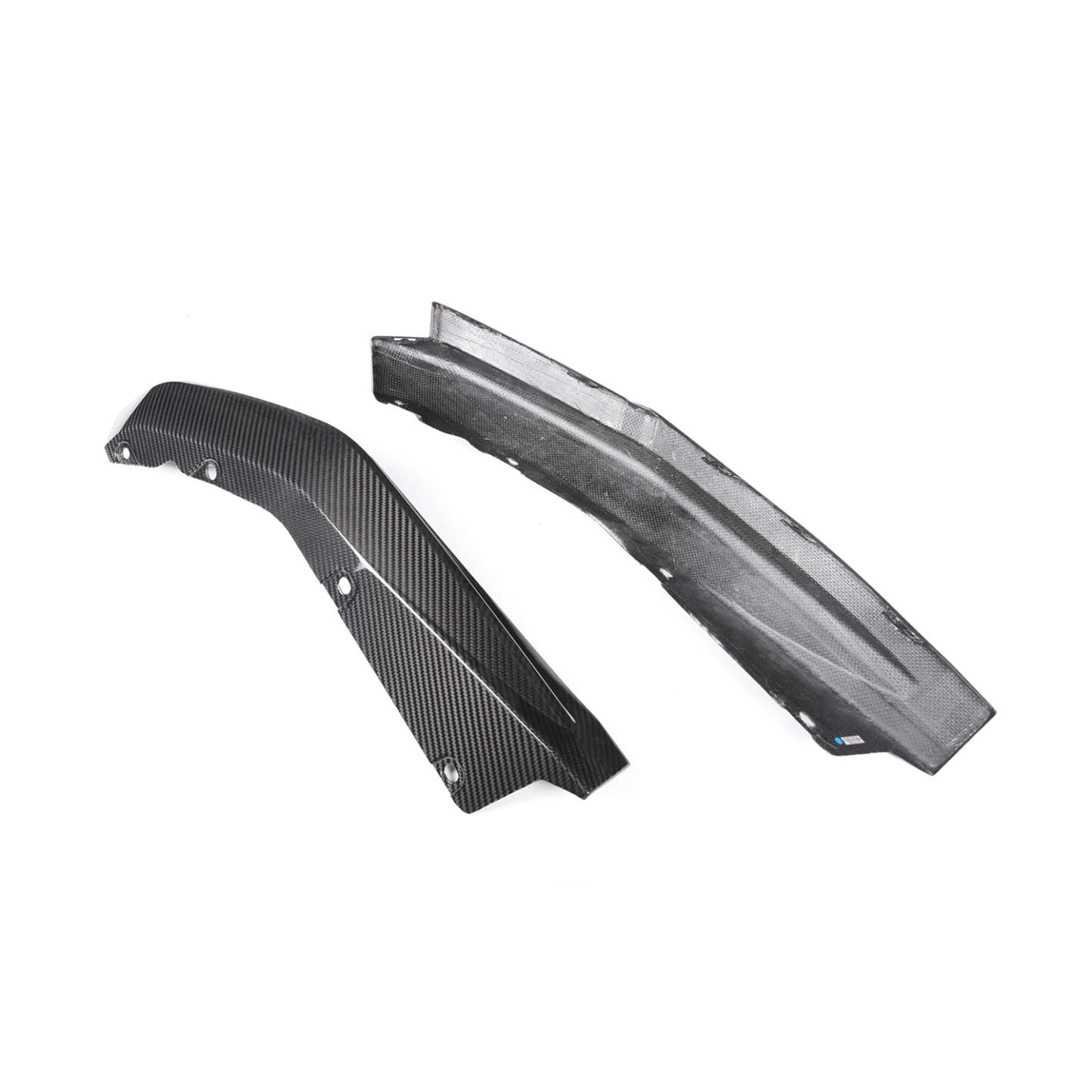 MHC+ BMW M4 OEM Style Replacement Rear Side Diffusers In Pre Preg Carbon Fibre (G82/G83)-CCO
