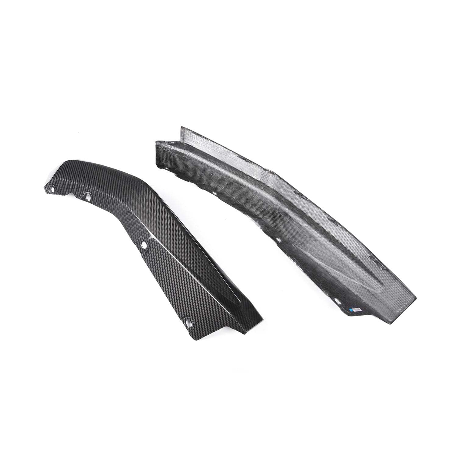 MHC+ BMW M4 OEM Style Replacement Rear Side Diffusers In Pre Preg Carbon Fibre (G82/G83)-CCO