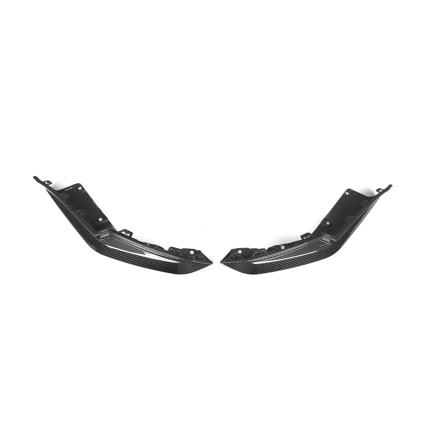 MHC+ BMW M4 OEM Style Replacement Rear Side Diffusers In Pre Preg Carbon Fibre (G82/G83)-CCO