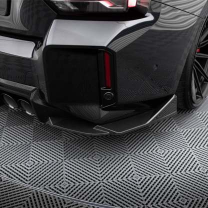 Maxton Design BMW M2 G87 Rear Side Splitters In Gloss Carbon Fibre (G87)-CCO