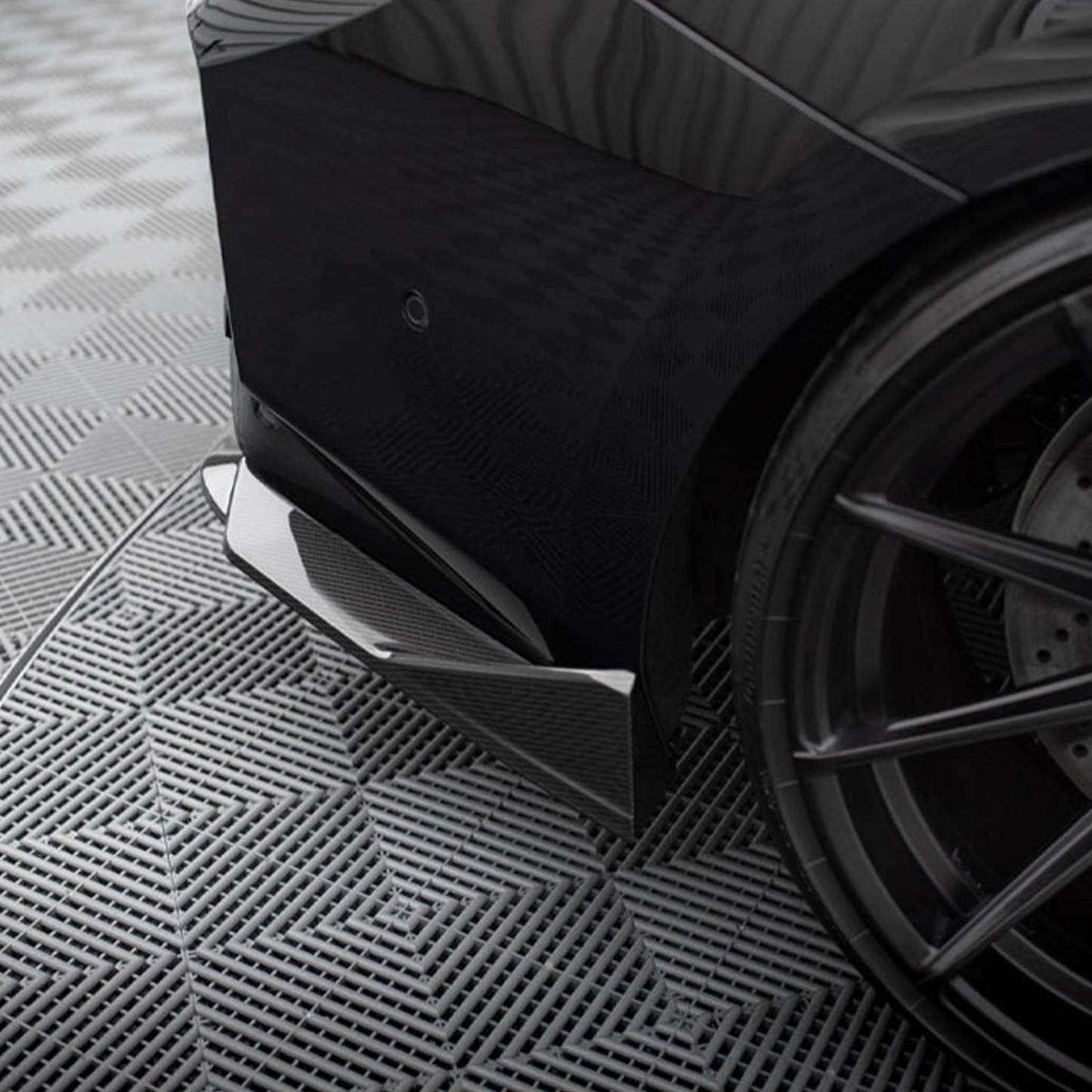 Maxton Design BMW M2 G87 Rear Side Splitters In Gloss Carbon Fibre (G87)-CCO