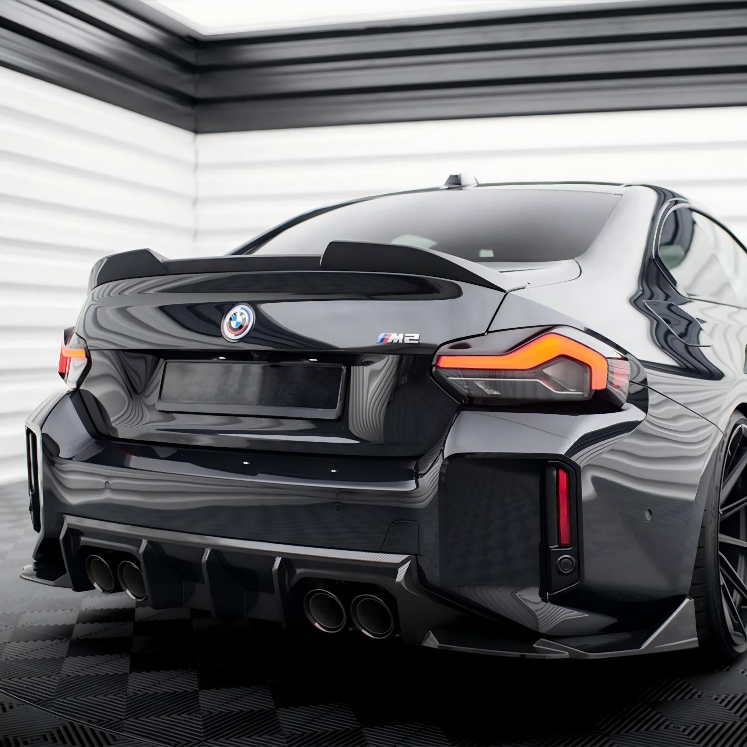 Maxton Design BMW M2 G87 Rear Spoiler In Gloss Carbon Fibre (G87)-CCO