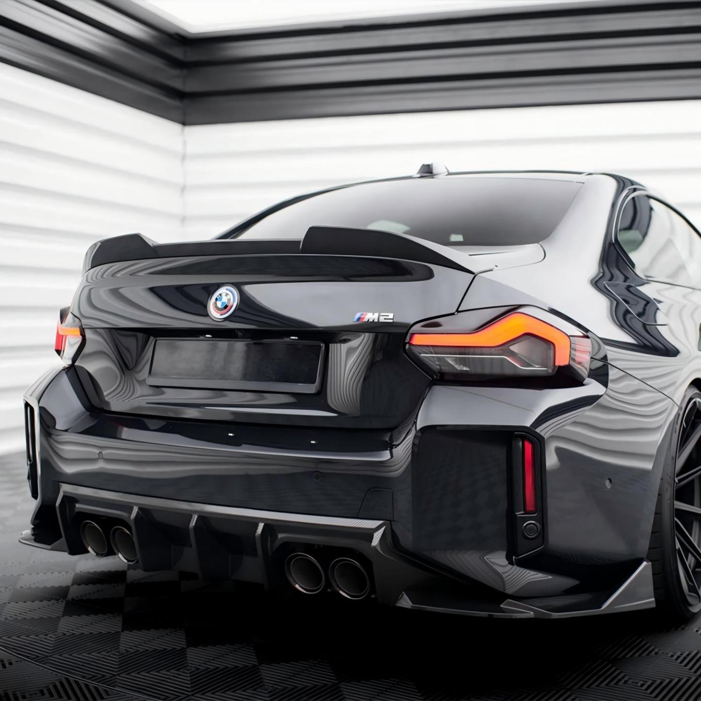 Maxton Design BMW M2 G87 Rear Spoiler In Gloss Carbon Fibre (G87)-CCO