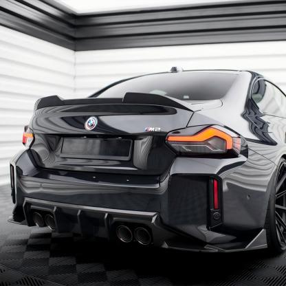 Maxton Design BMW M2 G87 Rear Spoiler In Gloss Carbon Fibre (G87)-CCO