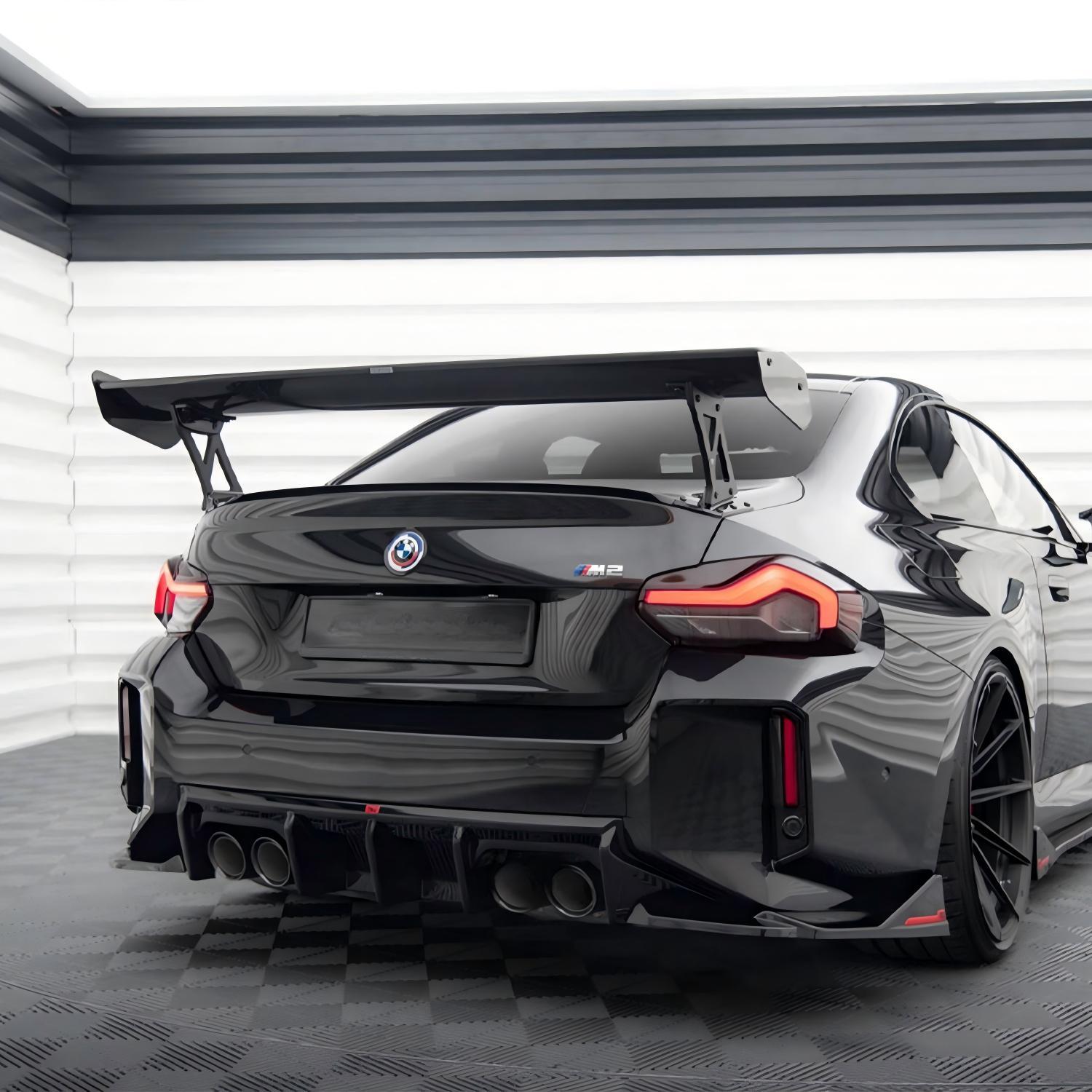 Maxton Design BMW M2 G87 Rear Wing In Gloss Carbon Fibre (G87)-CCO