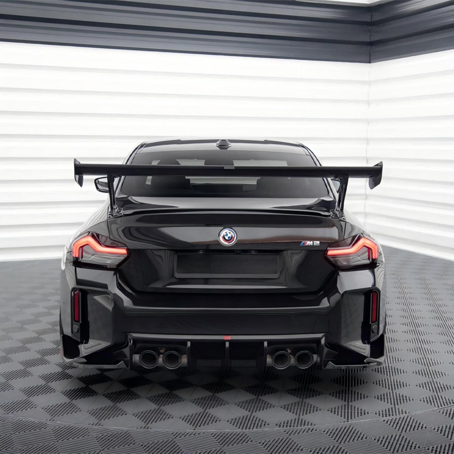 Maxton Design BMW M2 G87 Rear Wing In Gloss Carbon Fibre (G87)-CCO