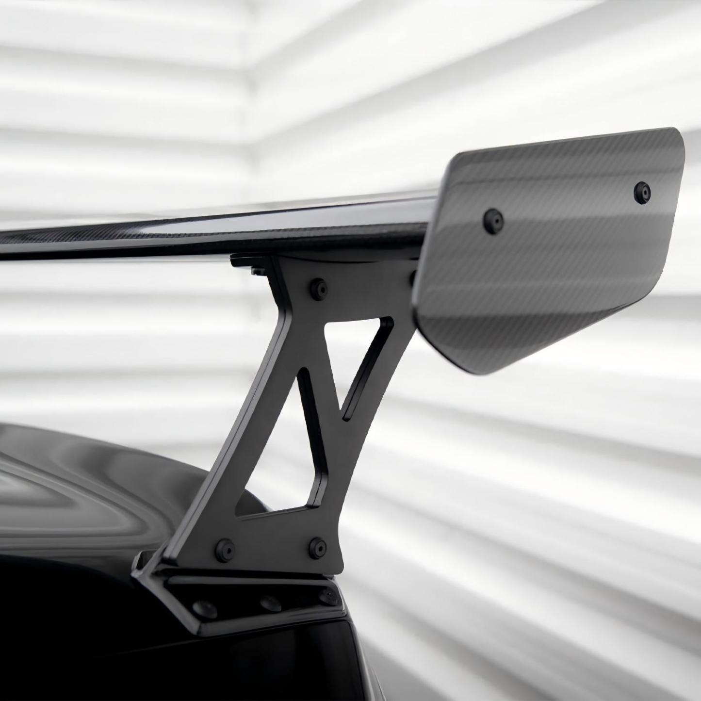 Maxton Design BMW M2 G87 Rear Wing In Gloss Carbon Fibre With Dynamic LED Light Bar (G87)-CCO