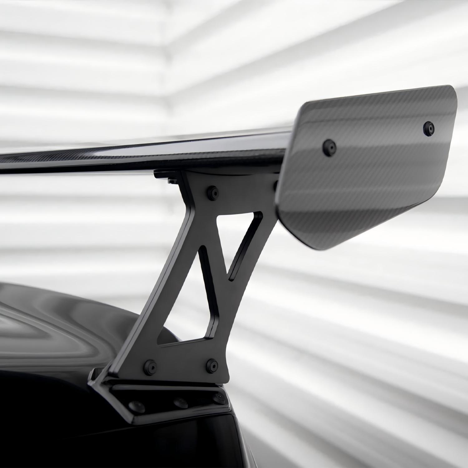 Maxton Design BMW M2 G87 Rear Wing In Gloss Carbon Fibre With Dynamic LED Light Bar (G87)-CCO