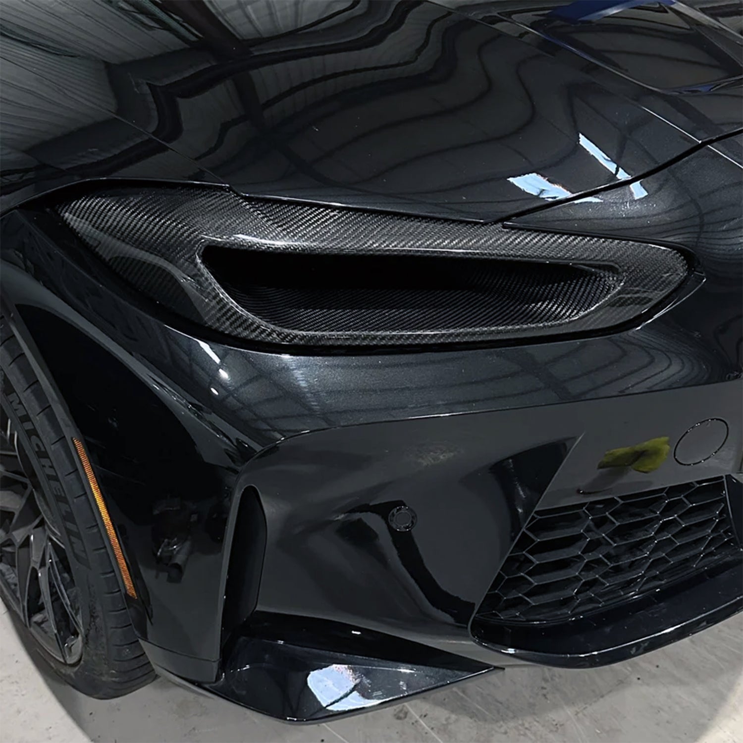 Project Gamma BMW G80/G81 M3 & G82/G83 M4 Carbon Fiber Headlight Delete/ Intake Duct