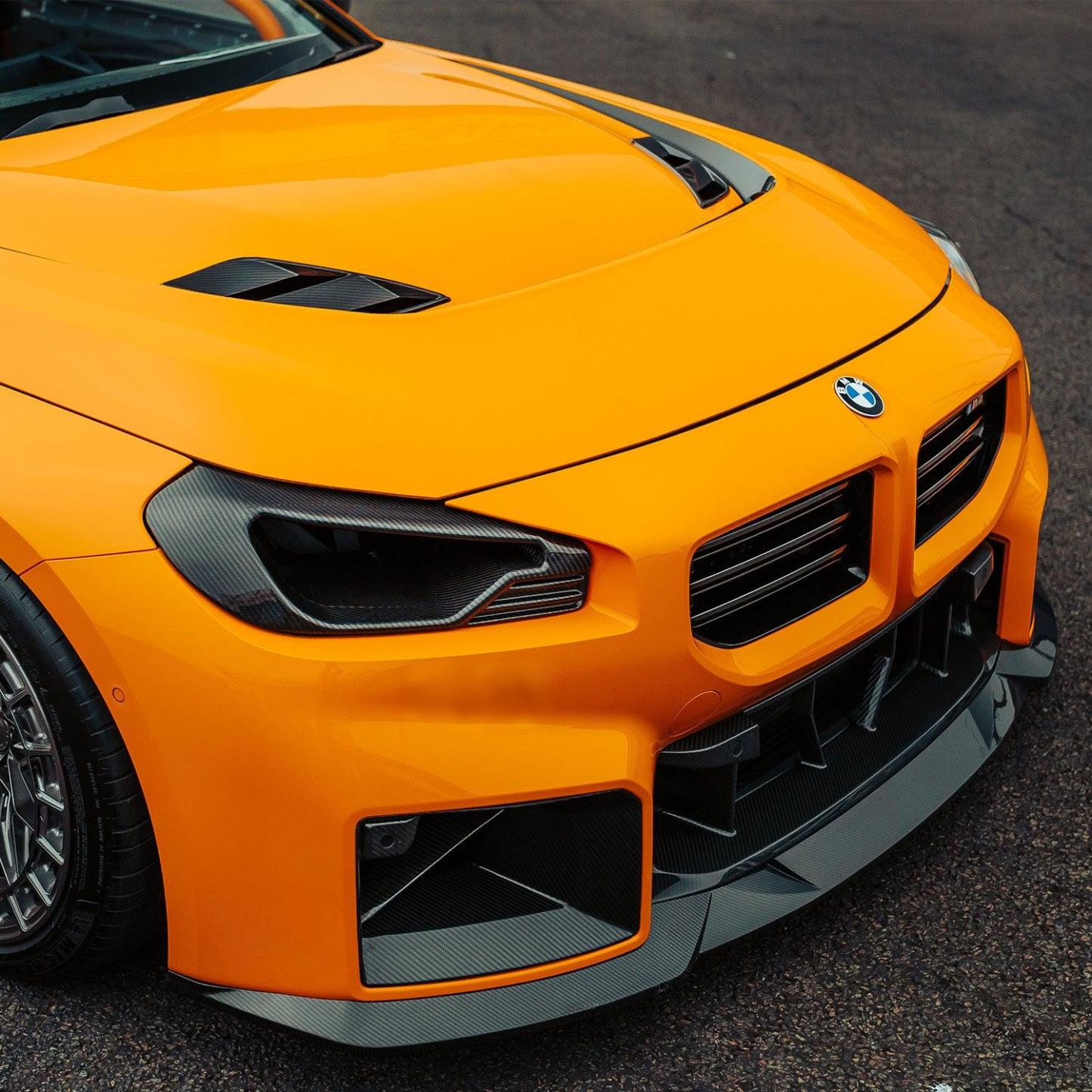 Project Gamma BMW G87 M2 Carbon Fibre Headlight Delete Intake Duct-CCO